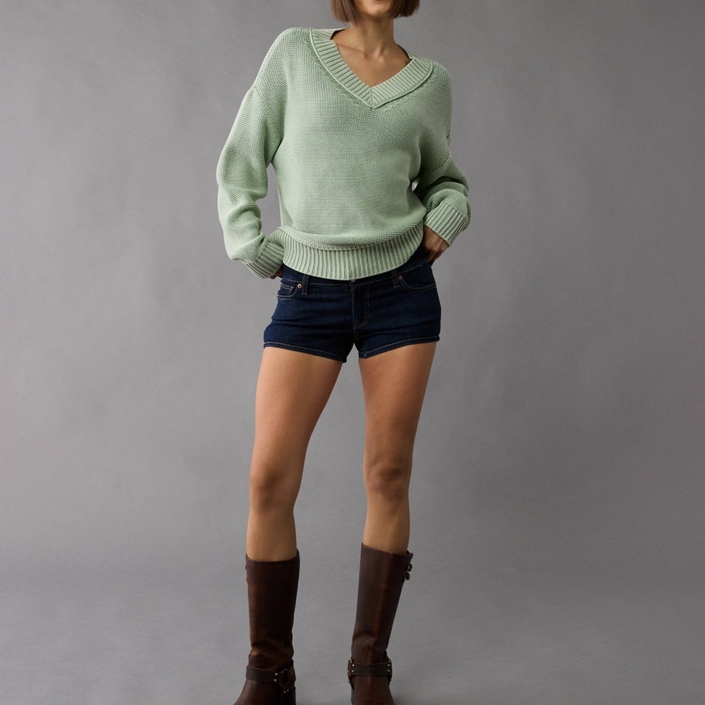 American Eagle Long Weekend Pullover Sweater - image 1
